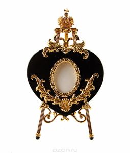 Купить Фоторамка "Сердце". Металл, позолота, агат, австрийский кристалл. House of Faberge, Франция. 1990 год в интернет-магазине OZON.ru