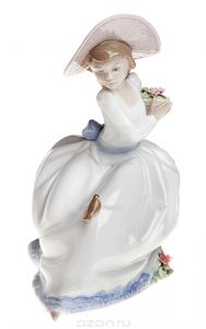 Купить Lladro! Статуэтка "Песня соловья". Фарфор, ручная роспись, глазуровка. Nao для Lladro, Испания (Валенсия), 1999 год в интернет-магазине OZON.ru